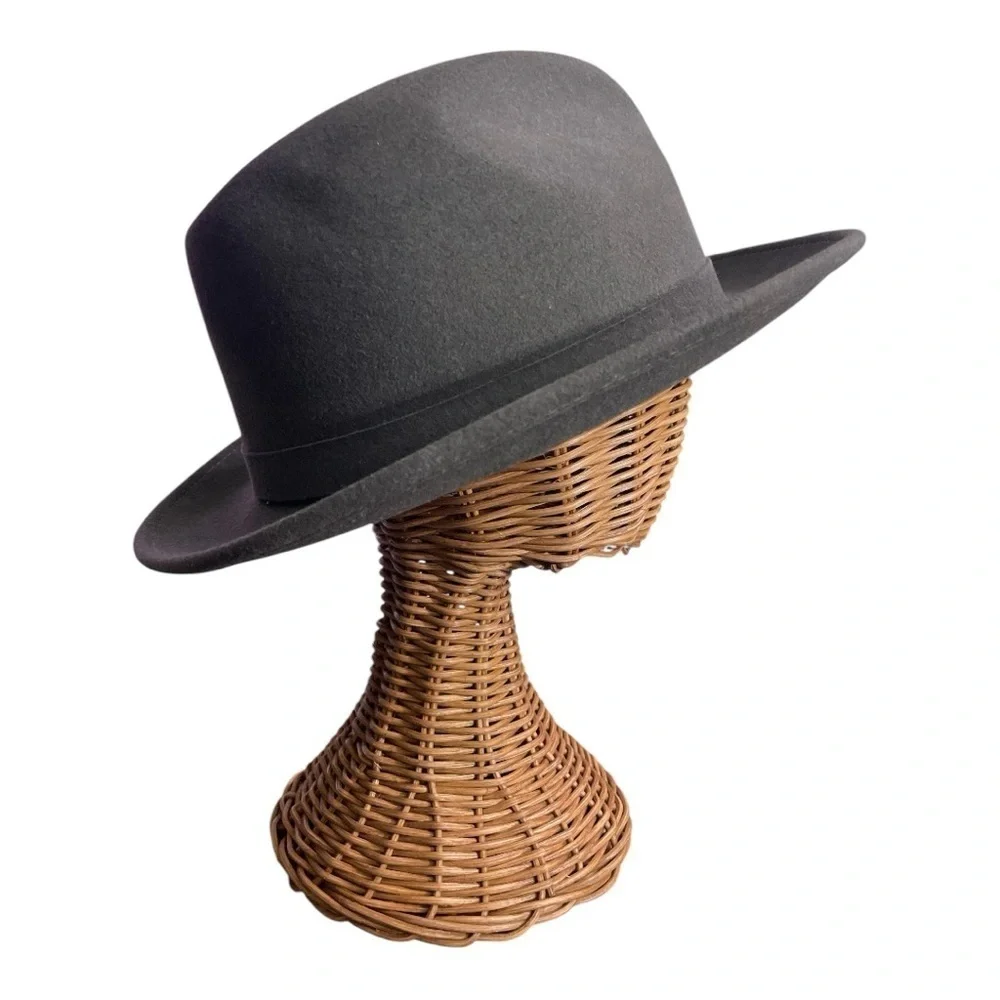 Litefelt Charlie Stingy Brim Fedora Sark Gray size XL 100% Wool